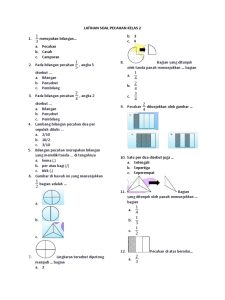 5 Contoh Soal Matematika Kelas 4 Semester 2 Pecahan yang Paling Sering Muncul di Ujian PPG