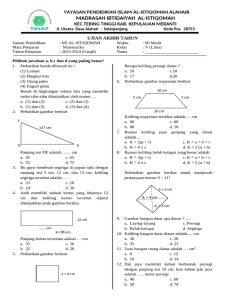 5 Rahasia Soal Kelas 5 Matematika Semester 2 yang Wajib Dikuasai Sebelum Ujian