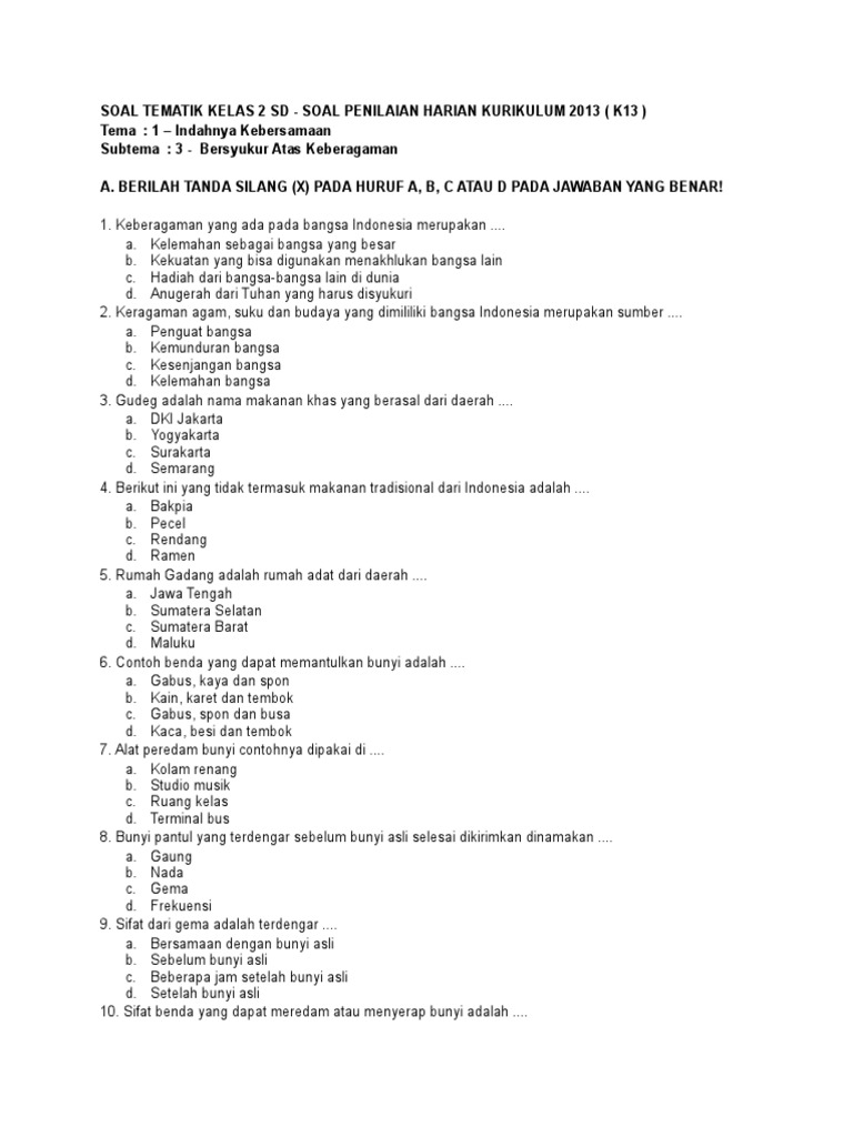 7 Rahasia Meningkatkan Nilai dengan Latihan Soal Tema 1 Subtema 3 Kelas 4 Tahun 2026 7 Rahasia Meningkatkan Nilai dengan Latihan Soal Tema 1 Subtema 3 Kelas 4 Tahun 2026