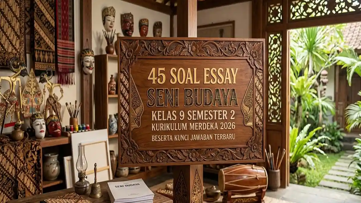 45 Soal Essay Seni Budaya Kelas 9 Semester 1- 2 Kurikulum Merdeka 2026