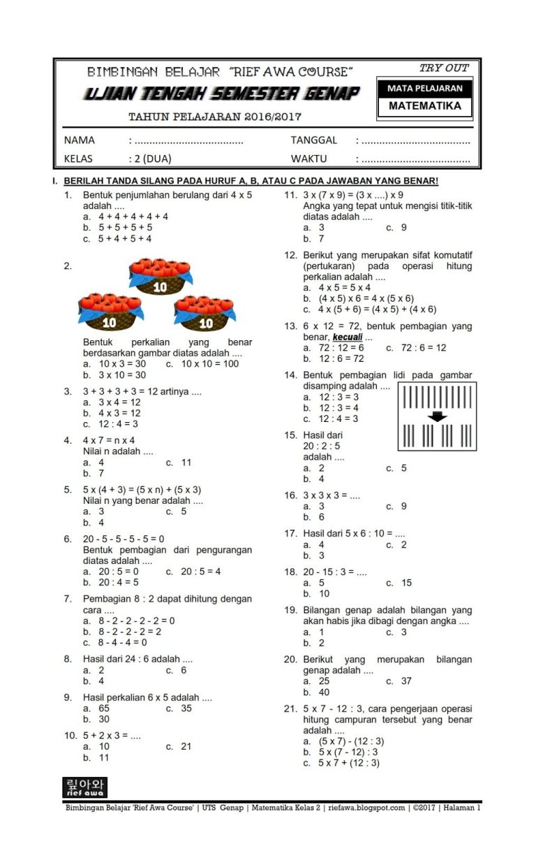 Akhirnya Terungkap! 45 Soal Matematika Kelas 11 Semester 2 dan Jawabannya PDF Akhirnya Terungkap! 45 Soal Matematika Kelas 11 Semester 2 dan Jawabannya PDF