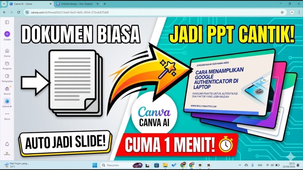 Cara Ubah Word Jadi PPT dengan AI Ternyata Semudah Ini, Wajib Tahu Sebelum Presentasi