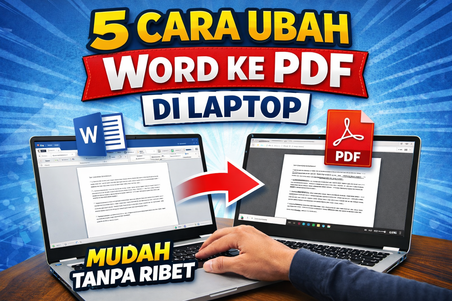 Cara Ubah Word ke FDP Online Tanpa Aplikasi, Ternyata Semudah Ini di 2026
