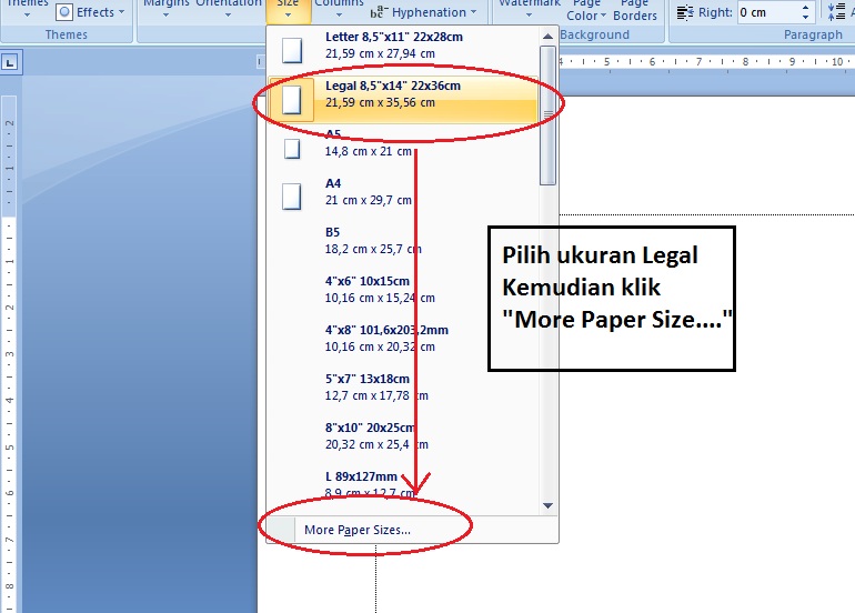 Cara mengubah ukuran kertas pada microsoft word 2007 menjadi cm untuk cetak foto 4R Cara mengubah ukuran kertas pada microsoft word 2007 menjadi cm untuk cetak foto 4R