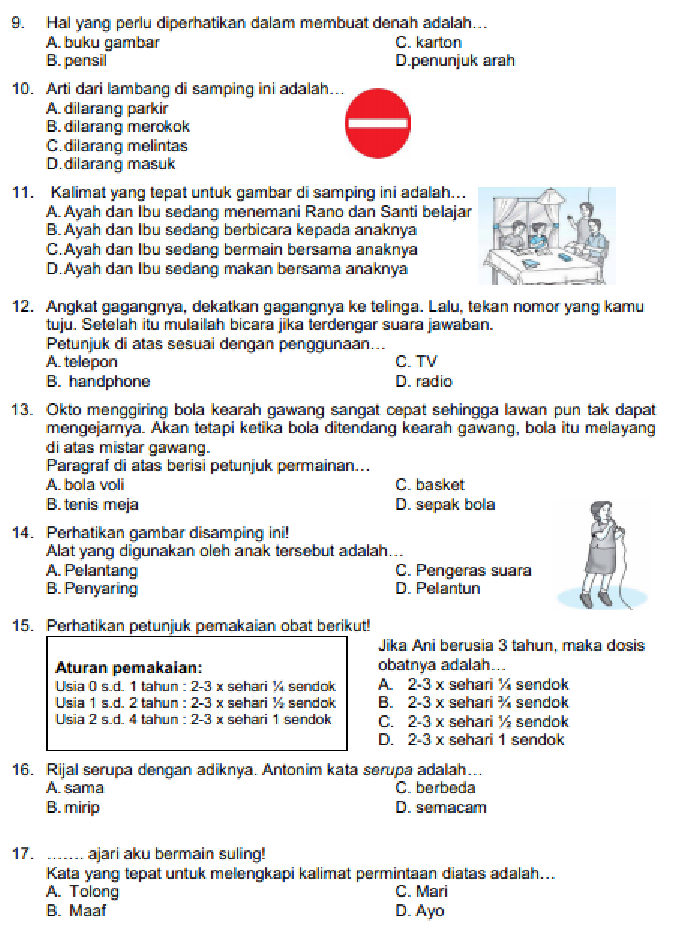 Contoh Soal Ulangan Harian Kelas 4 Tema 1 Ternyata Punya Pola Ini, 6 Soal IPAS dengan Pembahasan Super Jelas