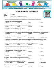 Contoh Soal Ulangan Harian Kelas 4 Tema 4: 10 Soal Sulit yang Sering Bikin Salah, Wajib Tahu Sebelum Ujian!