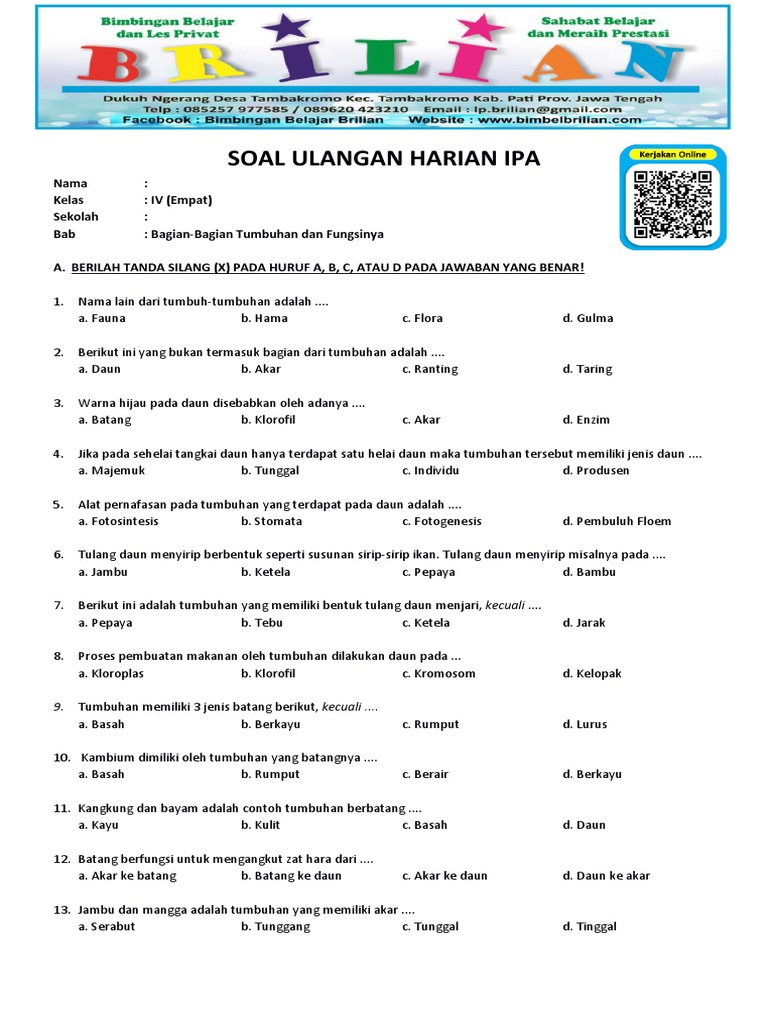 Contoh Soal Ulangan Harian Kelas 4 Tema 4: 10 Soal Sulit yang Sering Bikin Salah, Wajib Tahu Sebelum Ujian! Contoh Soal Ulangan Harian Kelas 4 Tema 4: 10 Soal Sulit yang Sering Bikin Salah, Wajib Tahu Sebelum Ujian!