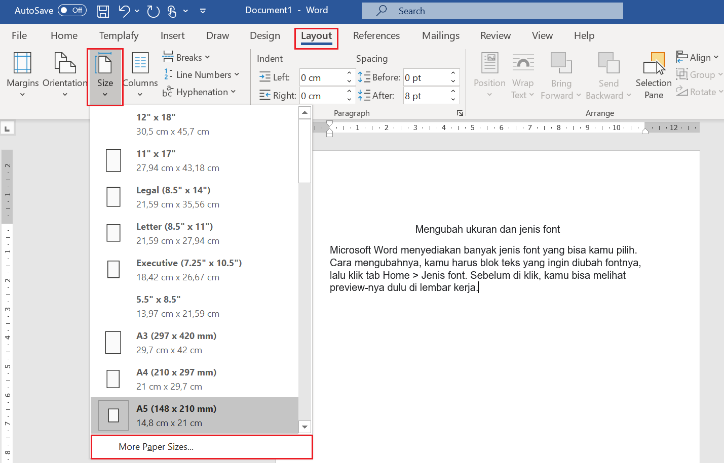 Rahasia Cepat! Cara Mengubah Ukuran Kertas Menjadi A4 pada Microsoft Word Pakai Ruler