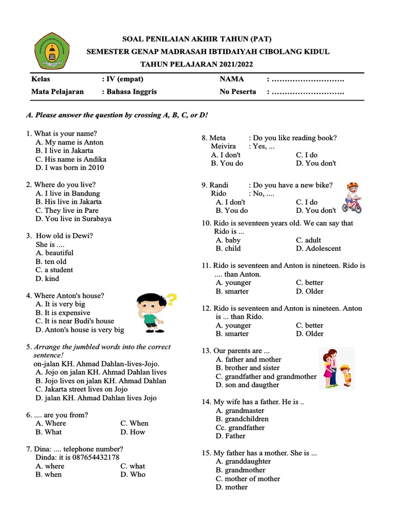 Terbukti! 5 Cara Cepat Dapatkan Download Soal PAT Kurtilas Kelas 4 Semester 2 Gratis Terbukti! 5 Cara Cepat Dapatkan Download Soal PAT Kurtilas Kelas 4 Semester 2 Gratis