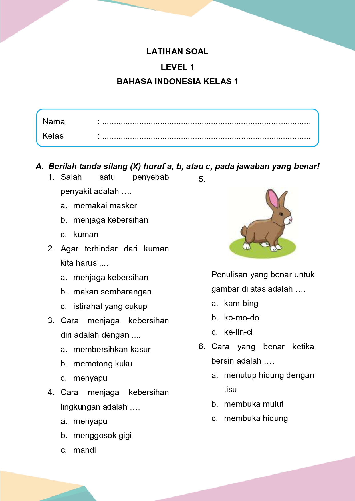 Terbukti! 5 Latihan Soal UAS Kelas 1 Tema 3 2026 yang Bikin Nilai Meningkat Cepat Terbukti! 5 Latihan Soal UAS Kelas 1 Tema 3 2026 yang Bikin Nilai Meningkat Cepat