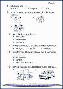 Terbukti Ampuh 5 Contoh Soal Ulangan Harian Kelas 4 Tema 1 Subtema 2