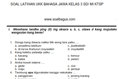 Terbukti Efektif! 7 Tips Menguasai Latihan Soal UAS B Jawa Kelas 3 SMA SMt2 Sebelum Ujian