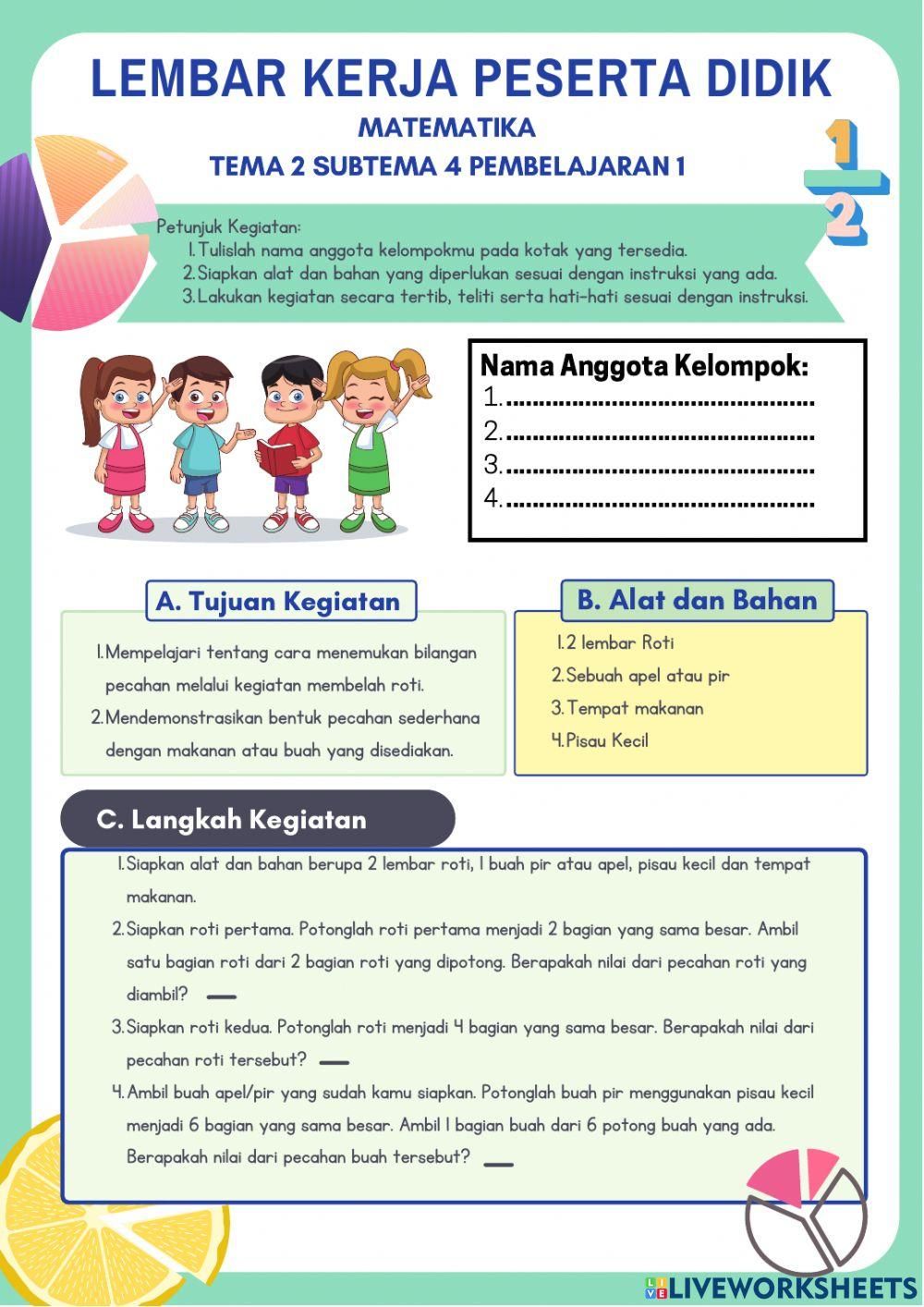 Ternyata Ini Kunci Jawaban Latihan Soal Tema 1 Subtema 2 Kelas 4 yang Jarang Diketahui