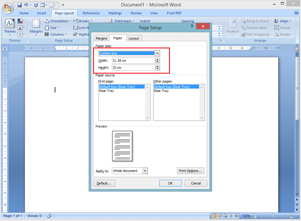cara mengubah ukuran kertas menjadi f4 di microsoft word 2007 yang Jarang Diketahui