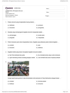 Latihan Soal IPS Ekonomi Kelas 4 PDF