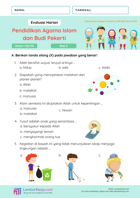 contoh soal kela 4 pai kurtilas