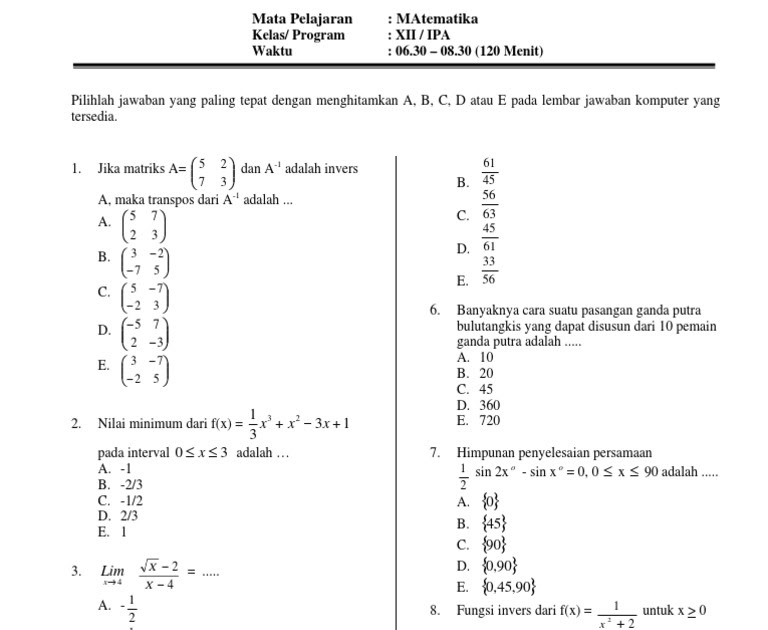 Rahasia Jawab Cepat Soal Aritmatika Sosial Kelas 7 Kurikulum 2013 Semester 2